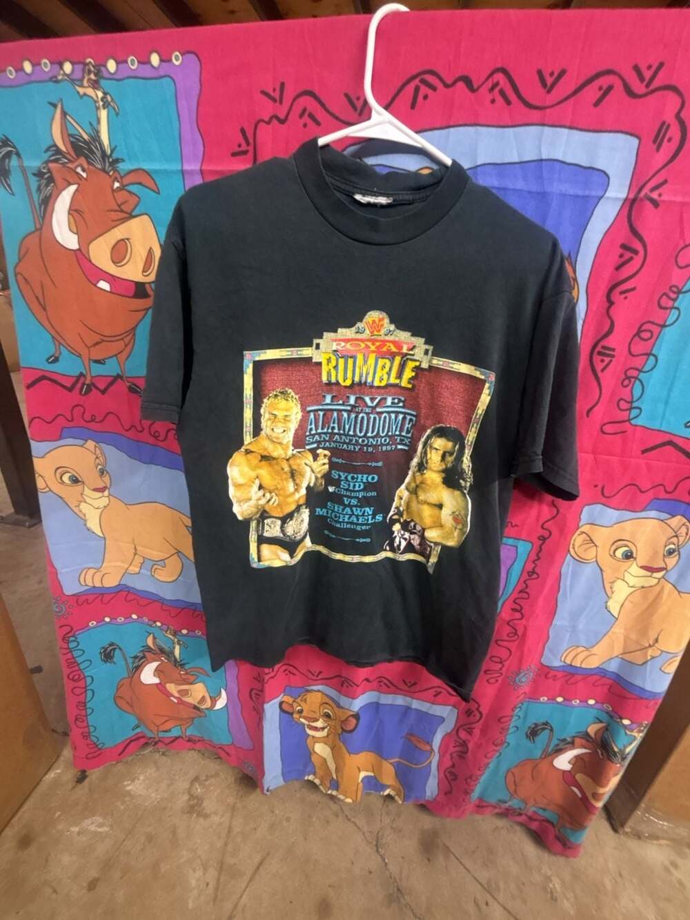 WWF Royal Rumble 1997 Sycho Sid vs Shawn Michaels T-Shirt